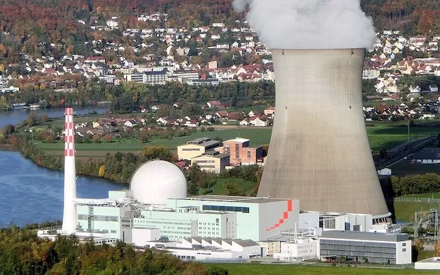 Bild von einem Atomkraftwerk in der Schweiz