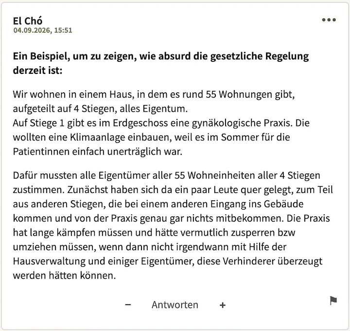  El Chó Bester Kommentar vom 04. September