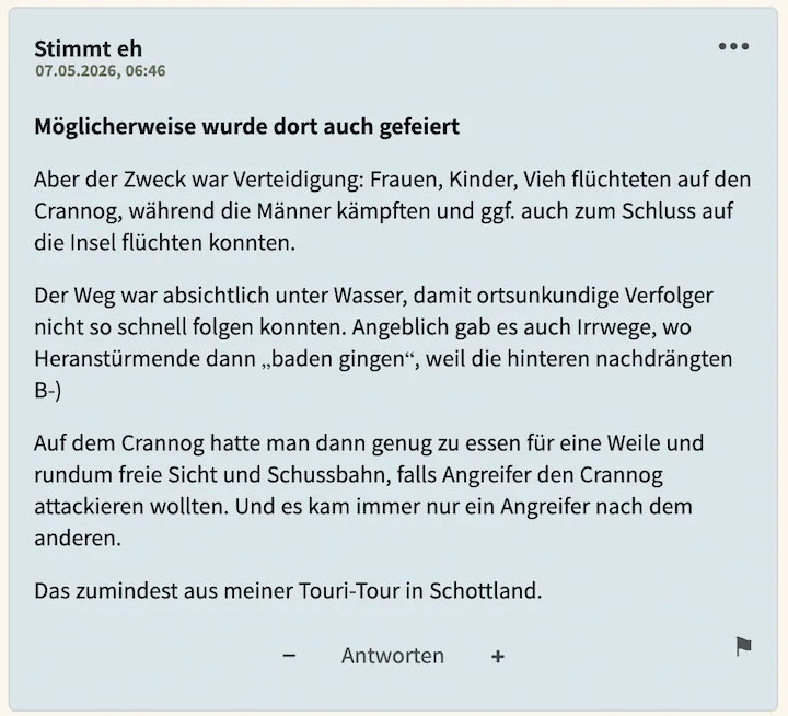Bester Kommentar vom 7. Mai