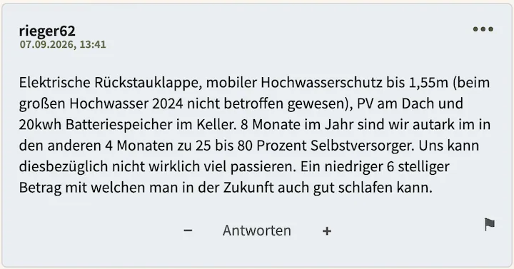 rieger62 Bester Kommentar vom 07. September