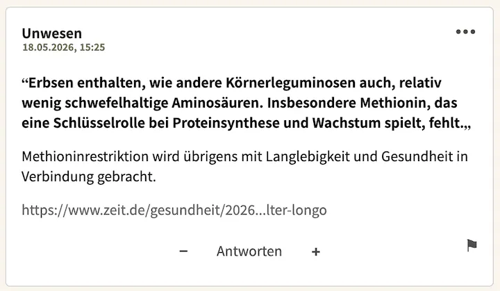 Bester Kommentar vom 18. Mai