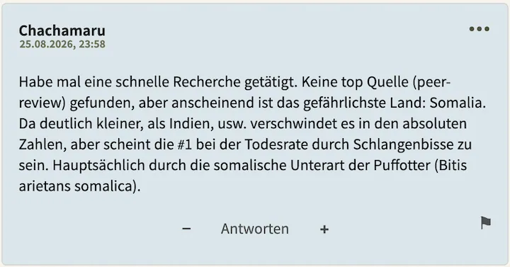Bester Kommentar vom 25. August