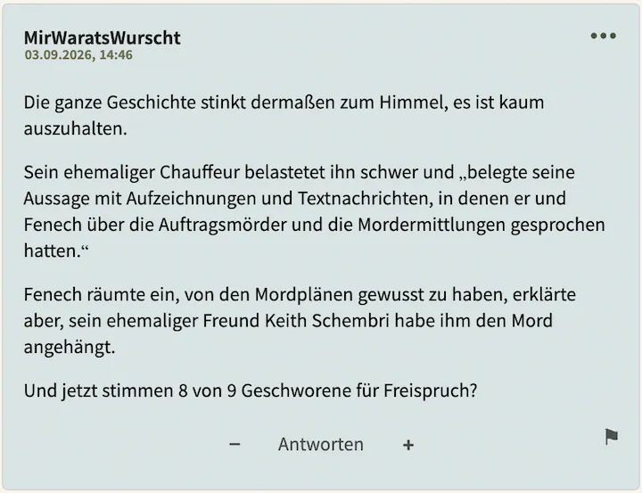 Postingperle Nr. 2 vom 03. September