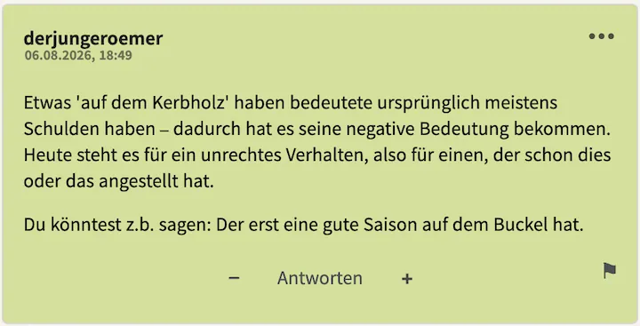 Postingperle Nr. 2 vom 6. August