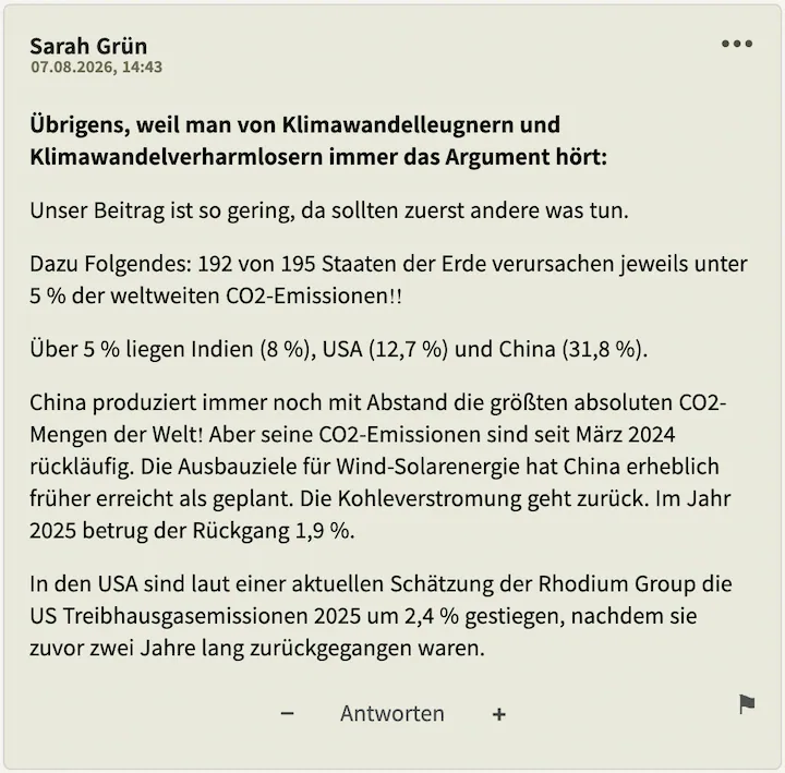 Postingperle Nr. 2 vom 7. August