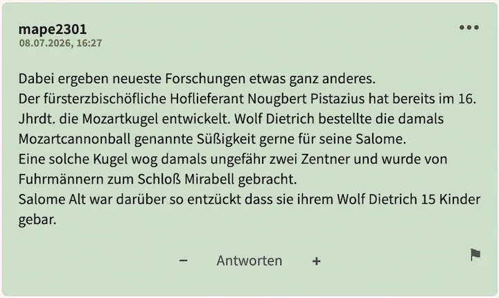 Postingperle Nr. 2 vom 8. Juli