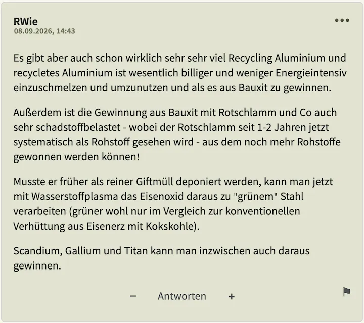 RWie Postingperle Nr. 2 vom 08. September