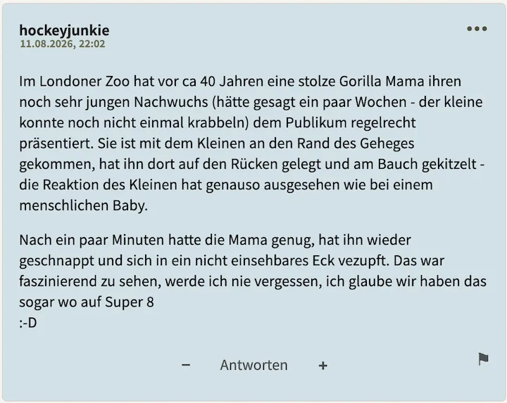 Postingperle Nr. 2 vom 11. August
