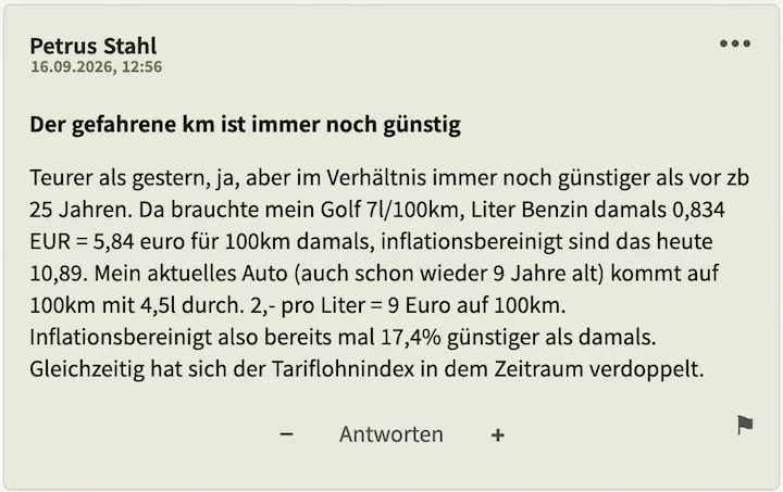 Petrus Stahl Postingperle Nr. 2 vom 16. September