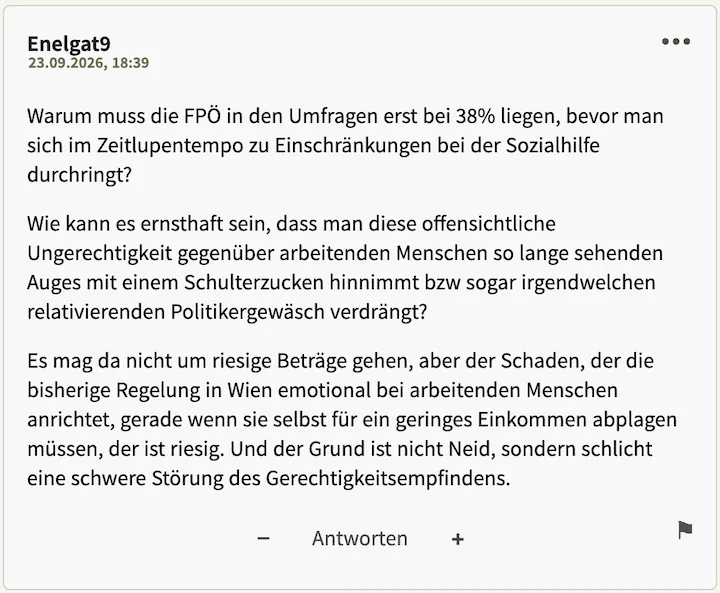 Enelgat9 Postingperle Nr. 2 vom 23. September