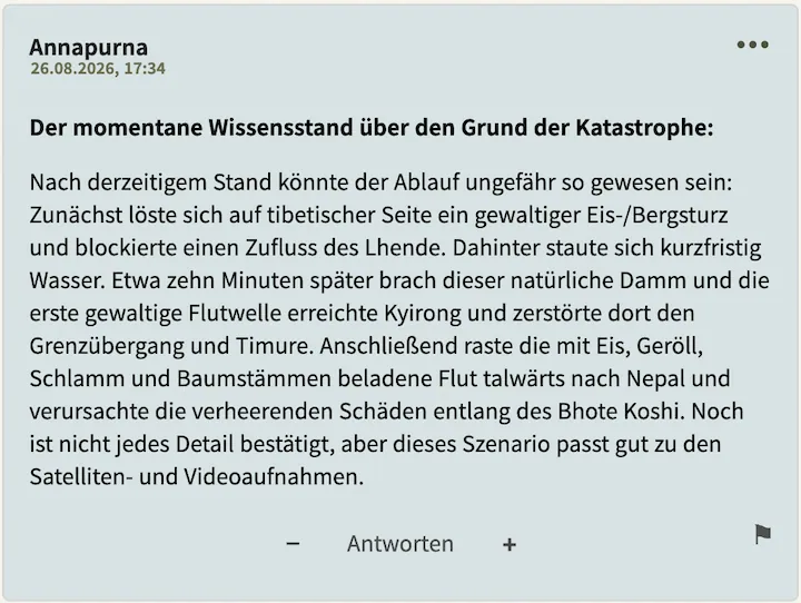 Postingperle Nr. 2 vom 26. August
