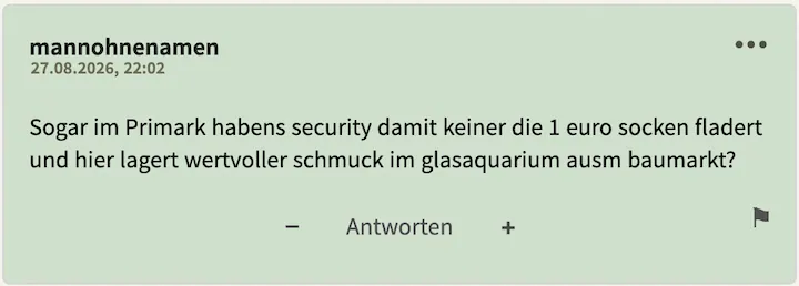 Postingperle Nr. 2 vom 27. August