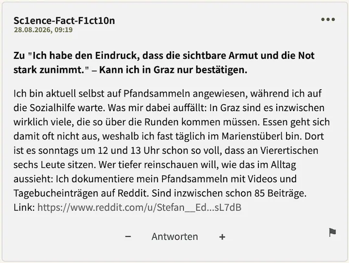 Postingperle Nr. 2 vom 28. August