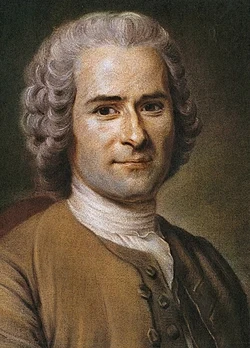 Portrait von Jean-Jacques Rousseau